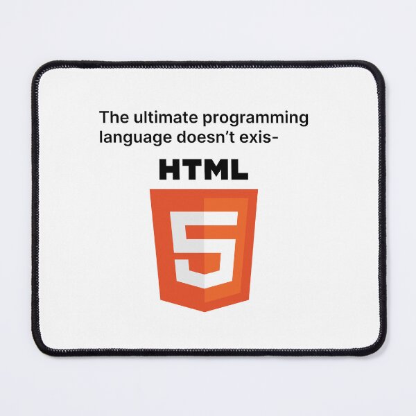 Item preview, HTML, The Ultimate Programming Language designed and sold by TeePlusPlus.