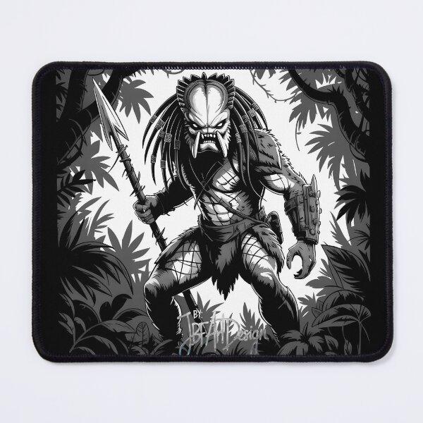 Item preview, Hunt or be hunted design primal monster monochrome designed and sold by jbfart.