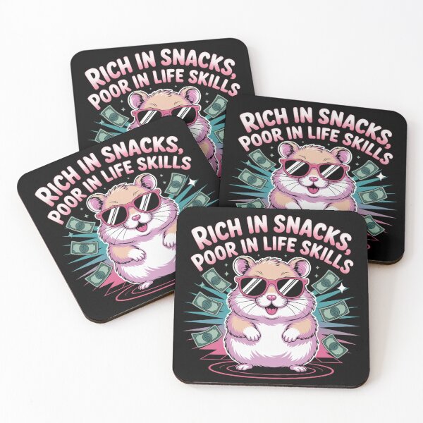 Item preview, Rich in Snacks, Poor in Life Skills designed and sold by theartfulaspie.