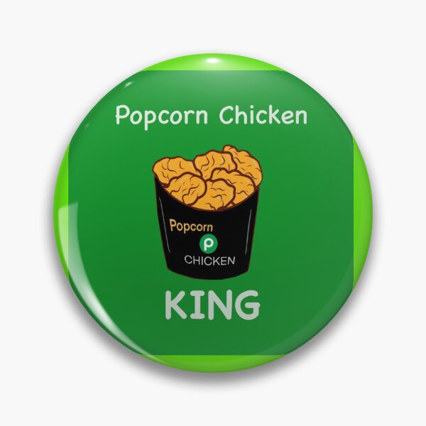Item preview, Popcorn Chicken King, Publix Popcorn Chicken King White text designed and sold by OneCatShop.