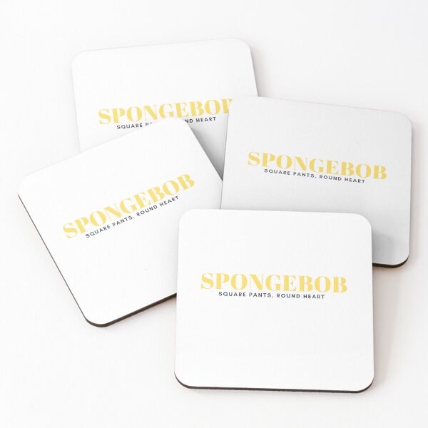Item preview, SpongeBob Quote – Square Pants, Round Heart designed and sold by Nouha Mohsni.