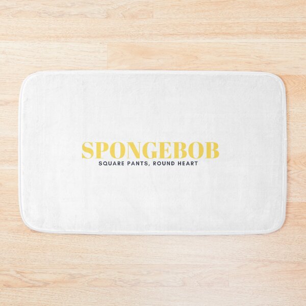 Item preview, SpongeBob Quote – Square Pants, Round Heart designed and sold by Nouha Mohsni.