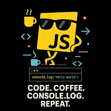 Vorschaubild zum Design Code Coffee Console.log Repeat JavaScript Dev von meshhead