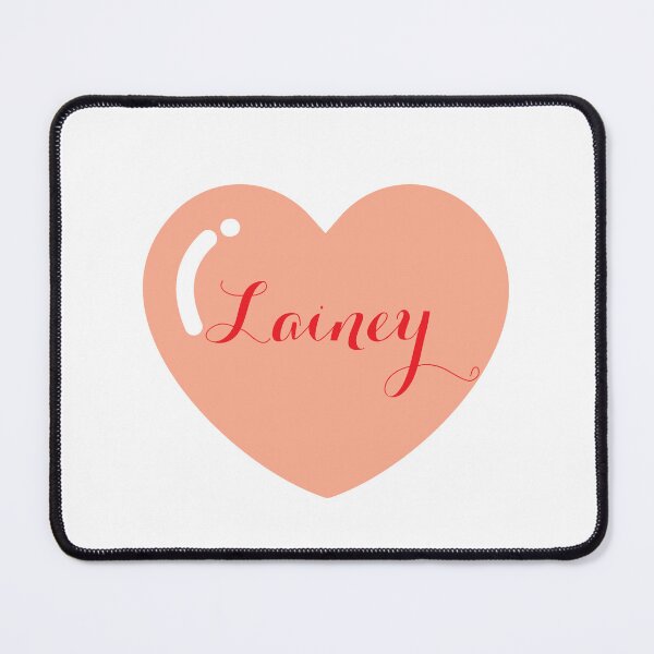 Item preview, Lainey Name with orange Heart designed and sold by Monika Howarth.
