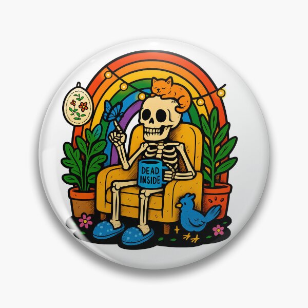 Item preview, Dead Inside Skeleton designed and sold by MostlyOkayThings.