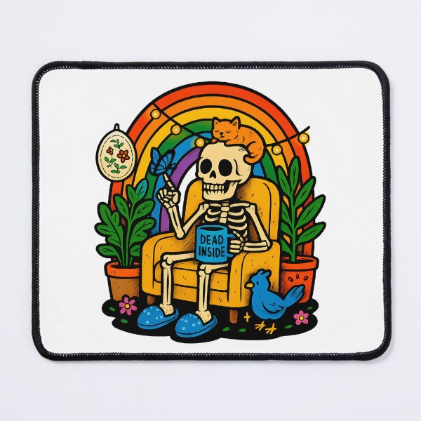 Item preview, Dead Inside Skeleton designed and sold by MostlyOkayThings.