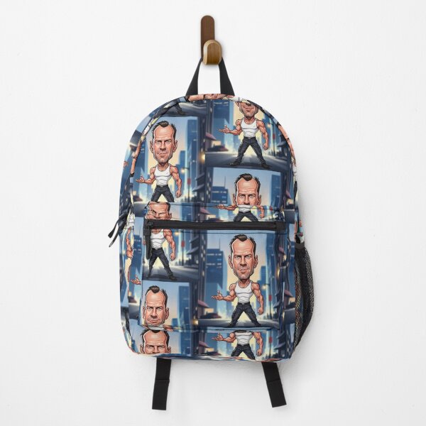Item preview, Caricatura divertida del actor de acción Bruce Willis designed and sold by vectorlove.