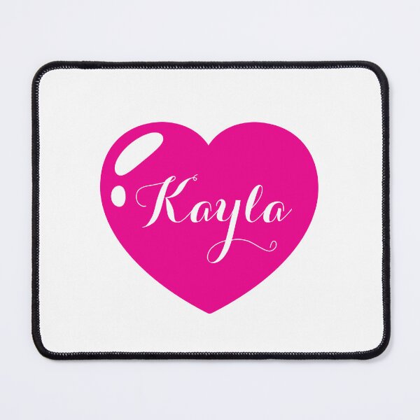 Item preview, Kayla Name with hot pink Heart designed and sold by Monika Howarth.