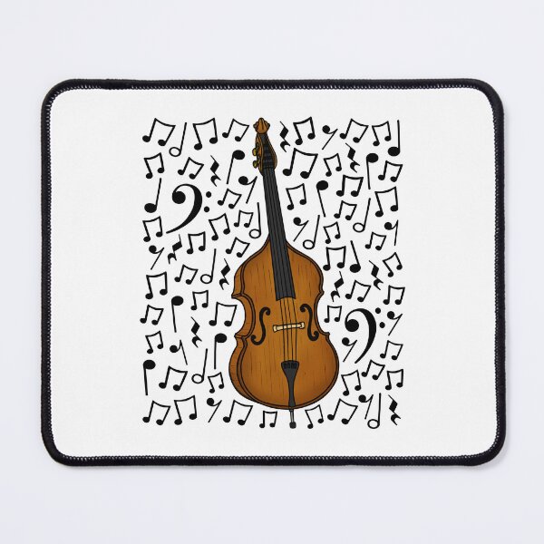 Item preview, Double Bass Musical Notes Music Teacher Bassist String Musician designed and sold by doodlerob.