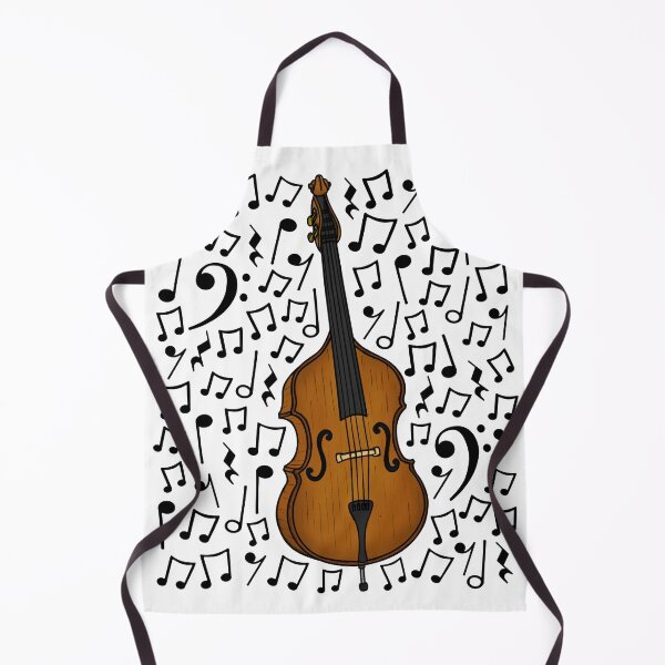 Item preview, Double Bass Musical Notes Music Teacher Bassist String Musician designed and sold by doodlerob.