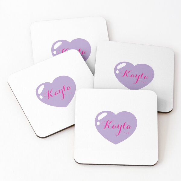 Item preview, Kayla Name with purple Heart  designed and sold by Monika Howarth.