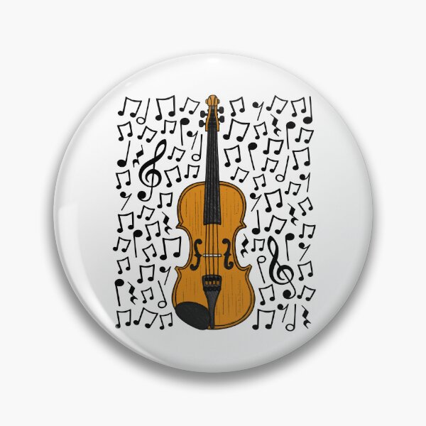 Item preview, Violin Musical Notes Music Teacher Violinist String Musician designed and sold by doodlerob.