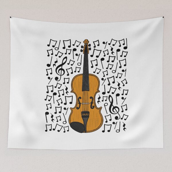 Item preview, Violin Musical Notes Music Teacher Violinist String Musician designed and sold by doodlerob.