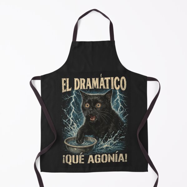 Item preview, Que Agonia Funny Black Cat Meme 90s Bootleg Rap Tee designed and sold by catastrocat.