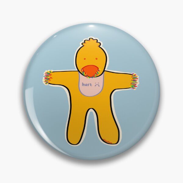 Item preview, broken yellow chicken with a bib designed and sold by ssteffoxx.