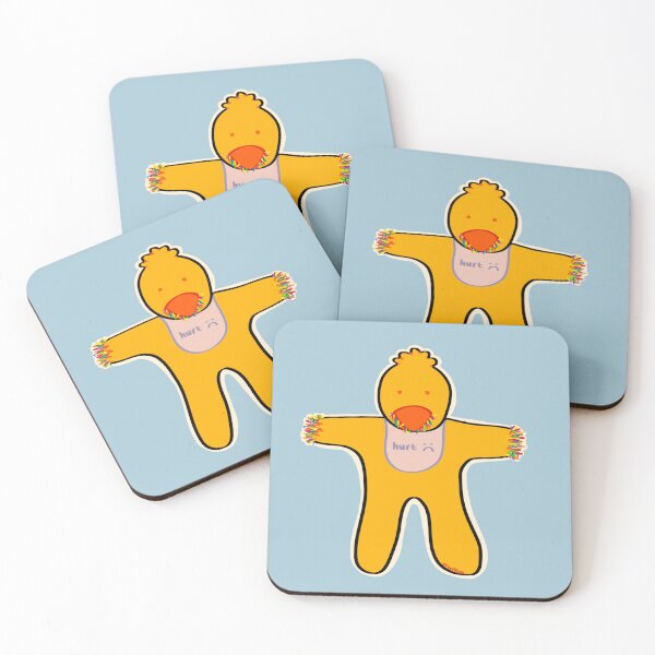 Item preview, broken yellow chicken with a bib designed and sold by ssteffoxx.