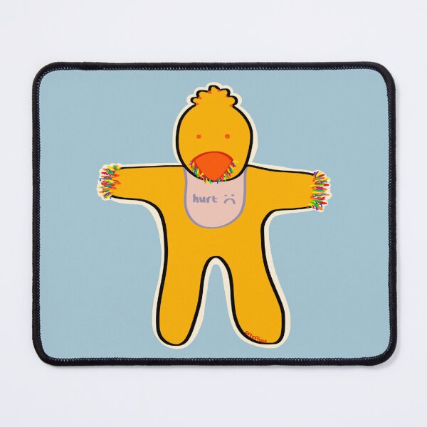 Item preview, broken yellow chicken with a bib designed and sold by ssteffoxx.