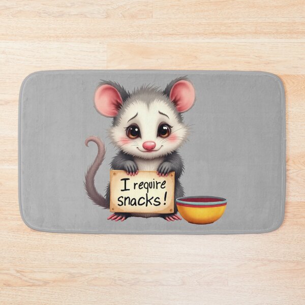 Item preview, I Require Snacks Opossum designed and sold by ChearshiPrints.