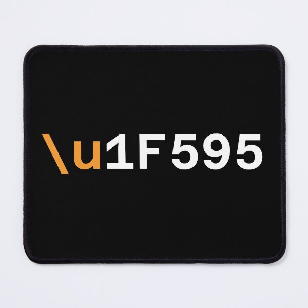 Item preview, Unicode Middle Finger Emoji (White Text) designed and sold by TeePlusPlus.