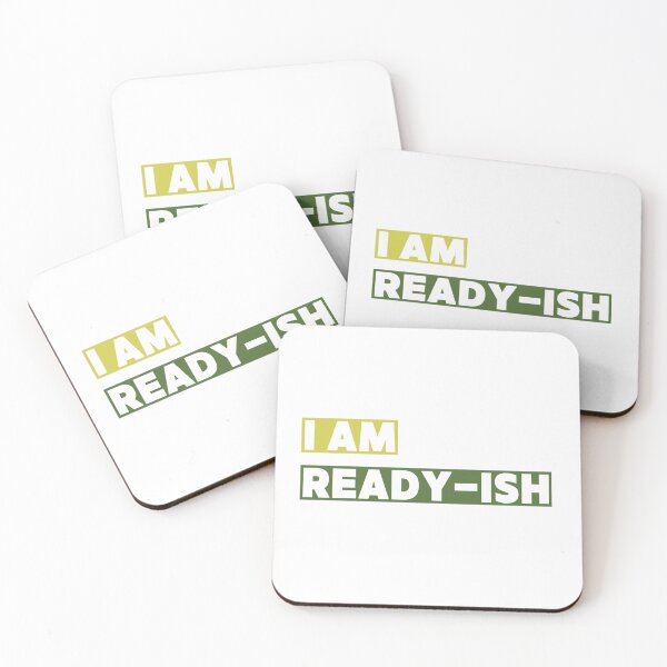 Item preview, I’m Ready…ish – Cartoon Mood Quote designed and sold by Nouha Mohsni.
