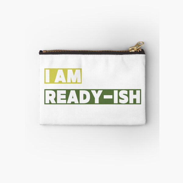 Item preview, I’m Ready…ish – Cartoon Mood Quote designed and sold by Nouha Mohsni.