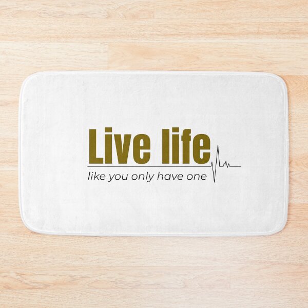 Item preview, Live life like you only have one designed and sold by WaluetteShop.