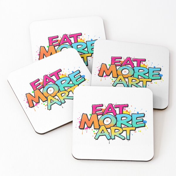 Aperçu de l'œuvre T-shirt design, eat more art créée et vendue par PICT T MOSB.