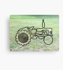 1954 Fordson Major Tractor Leinwanddruck