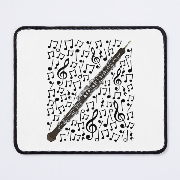 Item preview, Oboe Musical Notes Music Teacher Oboist Woodwind Musician designed and sold by doodlerob.