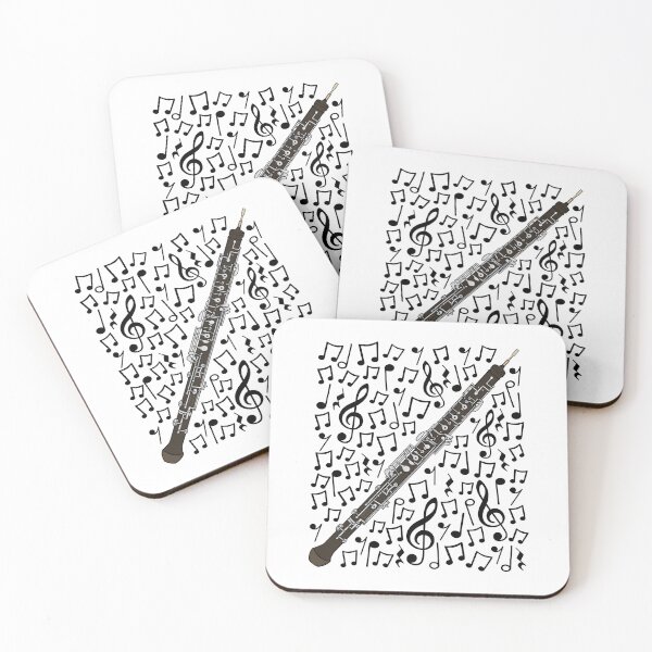 Item preview, Oboe Musical Notes Music Teacher Oboist Woodwind Musician designed and sold by doodlerob.