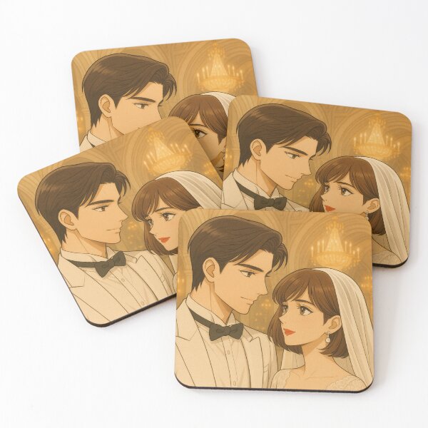 Item preview, Anime Wedding Art | Bride and Groom Illustration designed and sold by Together-in-calm.