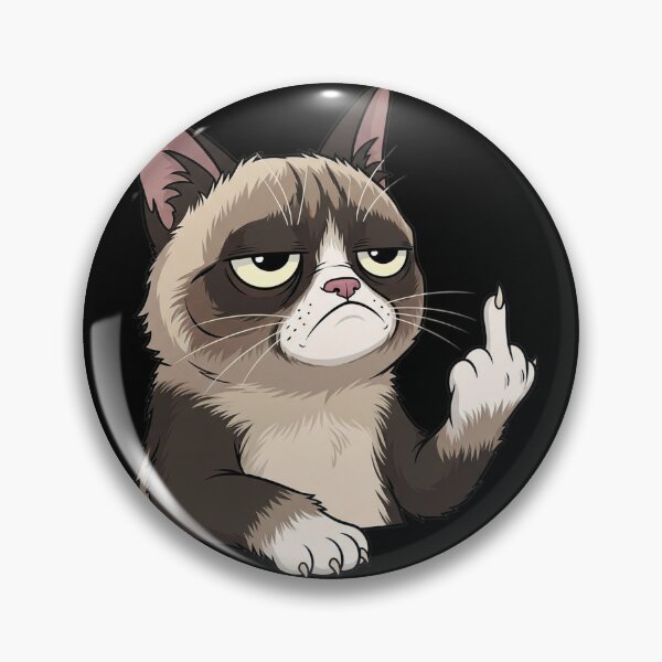 Item preview, Middle Finger Cat | Bold and Hilariously Rebellious Feline-Inspired Graphic designed and sold by Tw1nsAIArt.