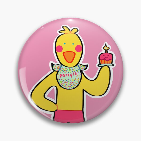 Item preview, girly chicken with bib and cupcake designed and sold by ssteffoxx.