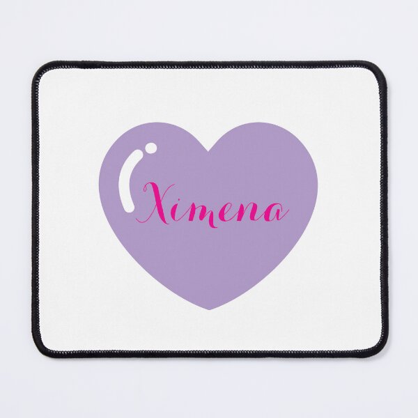 Item preview, Ximena Name with purple Heart designed and sold by Artbymonika.