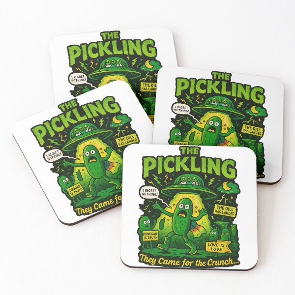 Item preview, The Pickling Alien Pickle designed and sold by MostlyOkayThings.