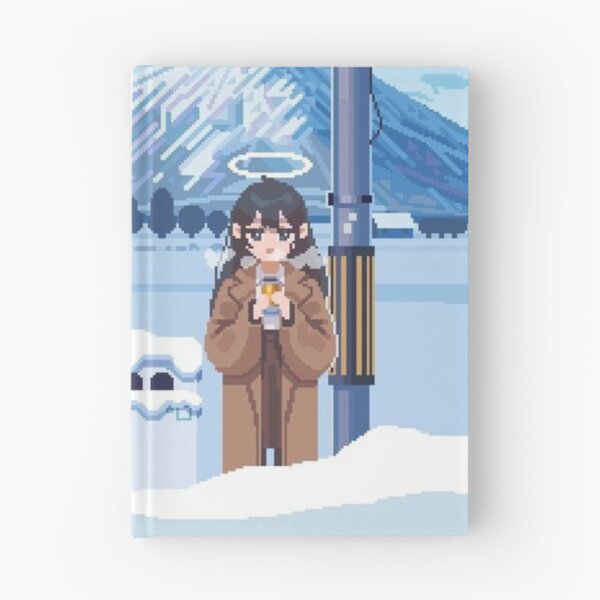 Item preview, Winter Vending Machine – Japanese Pixel Art Snow Scene designed and sold by darkskinbender.