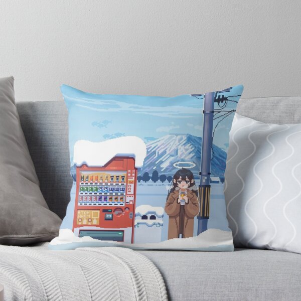 Item preview, Winter Vending Machine – Japanese Pixel Art Snow Scene designed and sold by darkskinbender.