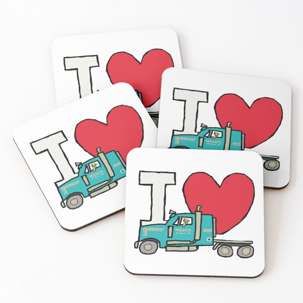 Item preview, I Love Trucking designed and sold by Mark-Ewbie.