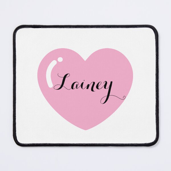 Item preview, Lainey Name with pink Heart designed and sold by Monika Howarth.
