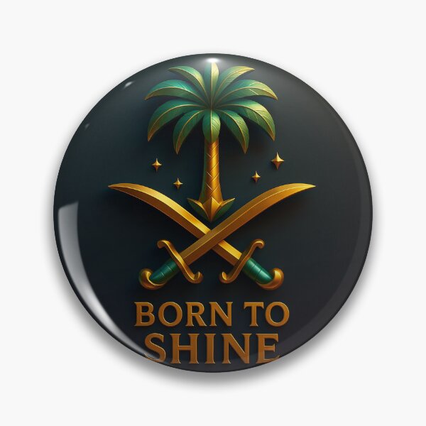 Artikelvorschau, Saudi-Arabien | KSA | Born To Shine entworfen und verkauft von Together-in-calm.