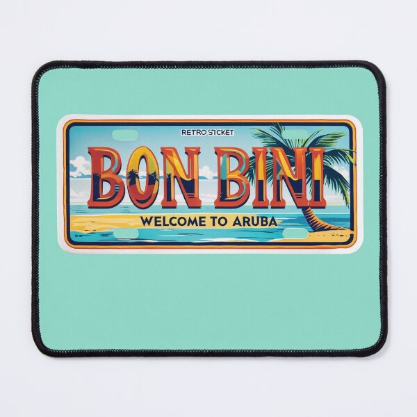 Item preview, Bon bini welcome plate designed and sold by seahorse crossing.