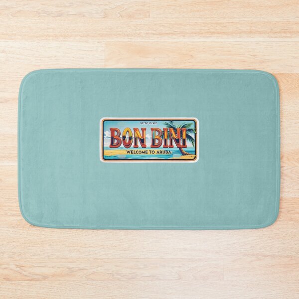 Item preview, Bon bini welcome plate designed and sold by seahorse crossing.