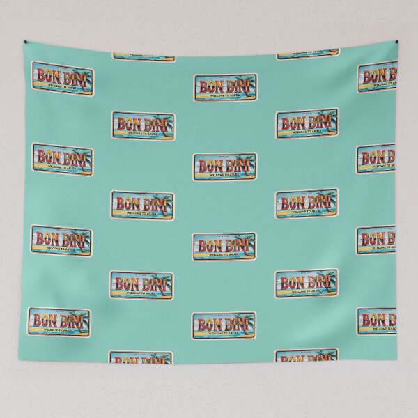 Item preview, Bon bini welcome plate designed and sold by seahorse crossing.