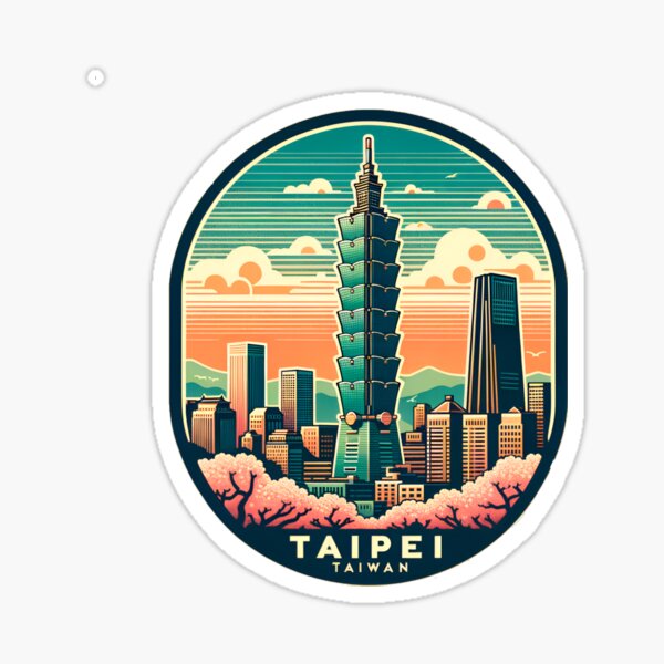 Taipei Taiwan Sticker