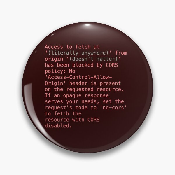 Item preview, CORS error designed and sold by TeePlusPlus.