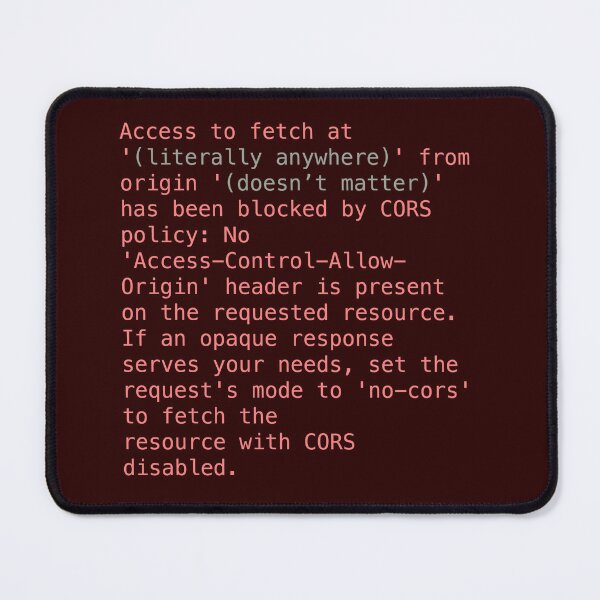 Item preview, CORS error designed and sold by TeePlusPlus.