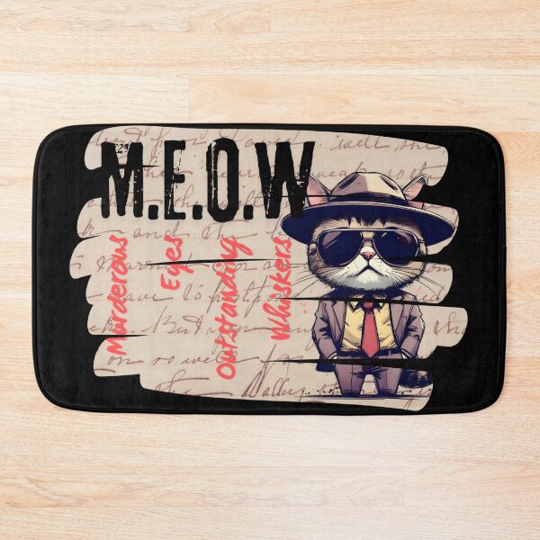 Item preview, M.E.O.W – Mafia Cat Gang Design designed and sold by Closeddog.