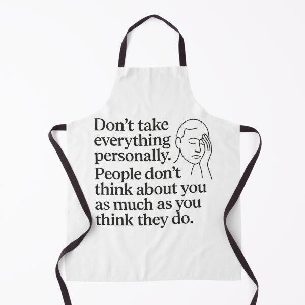 Item preview, Don’t Take It Personally – Realistic Life Quote Design designed and sold by MSTextVibe.
