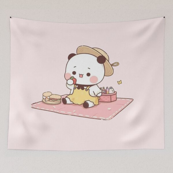 Item preview, Dudu Enjoying Her Picnic Panda And Brownie- True Love BuBu DuDu Couple 2026 designed and sold by BrightStreets.
