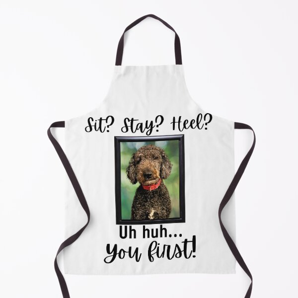 Item preview, Funny Black Goldendoodle Quote – “Sit? Stay? Heel? Uh huh. You First!” designed and sold by Fredster1966.